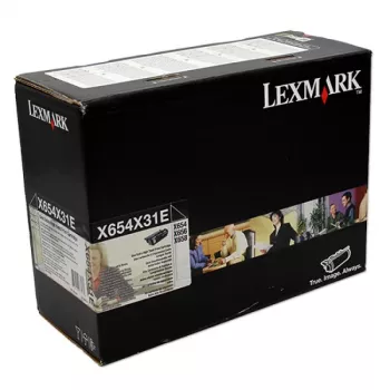 Toneris Lexmark X654X31E 15000 lapas Melns