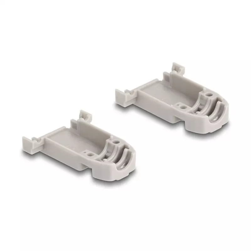DELOCK D-Sub korpuss 9 kontaktu ar gumijas blīvēm, plastmasa, melns/pelēks, 41.6×31.6×19.8 mm