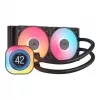 Gaisa dzesētājs Corsair iCUE LINK TITAN 240 RX LCD 12 cm melns 300–2100 RPM