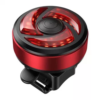 Aizmugurējais velosipēda lukturis Superfire BTL02 USB, 330 mAh akumulators, uzlādējams caur USB, aizmugurējā drošības lampa