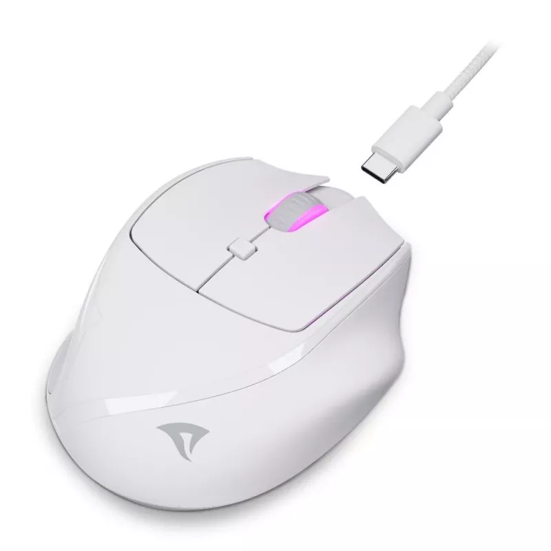 Sharkoon OfficePal M25W bezvadu biroja pele, labā roka, 4000 DPI