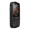 Hammer ROCK LTE | Melns | 2.4 collas | IPS | 48 MB | 128 MB | Divas SIM | 3G | Galvenās kameras izšķirtspēja 2 MP | 3000 mAh