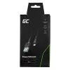 USB 2.0 kabelis zaļa Cell KABGC23, USB A uz Micro-USB B, 0,3 m, melns