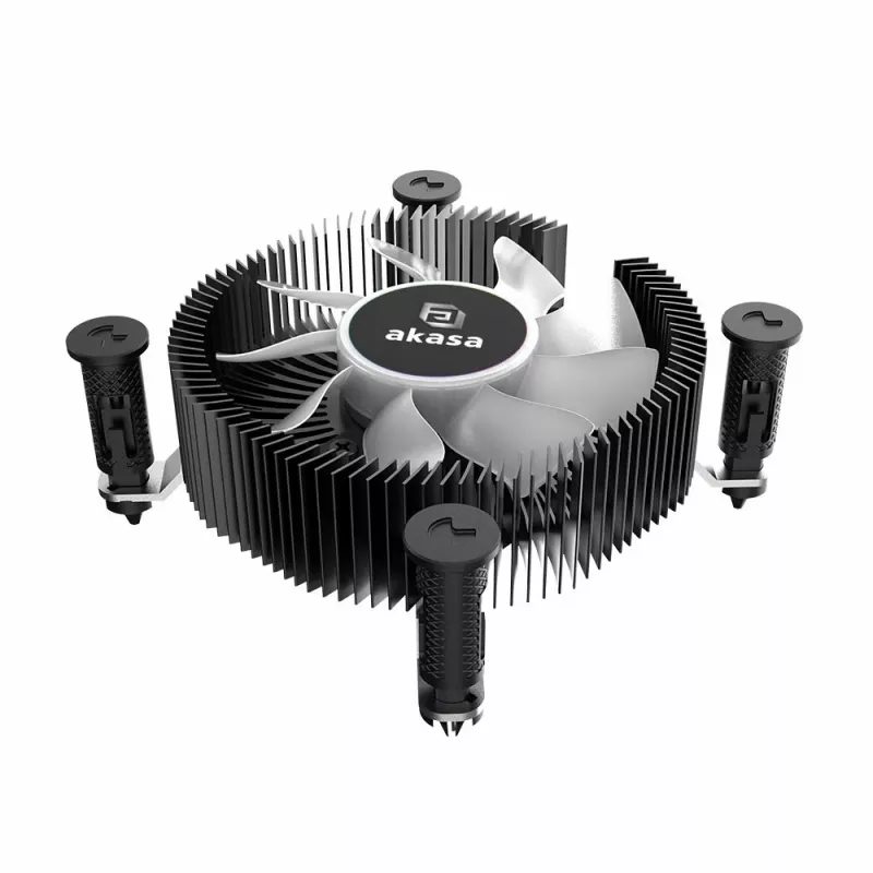 Gaisa dzesētājs Akasa AK-CC6615BP01 melns 600-3000 RPM divu lodīšu gultnis