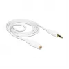 Audio kabelis 3,5 mm vīrišķais-siev. DeLOCK 83767 2 m balts