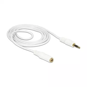 Audio kabelis 3,5 mm vīrišķais-siev. DeLOCK 83767 2 m balts