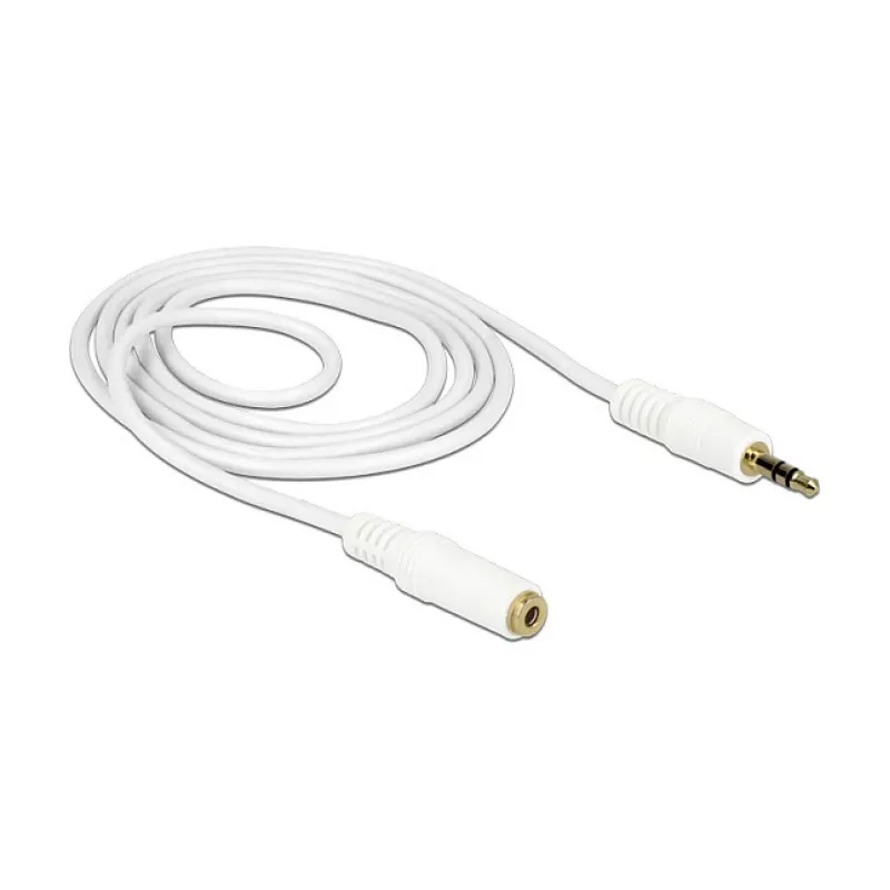 Audio kabelis 3,5 mm vīrišķais-siev. DeLOCK 83767 2 m balts