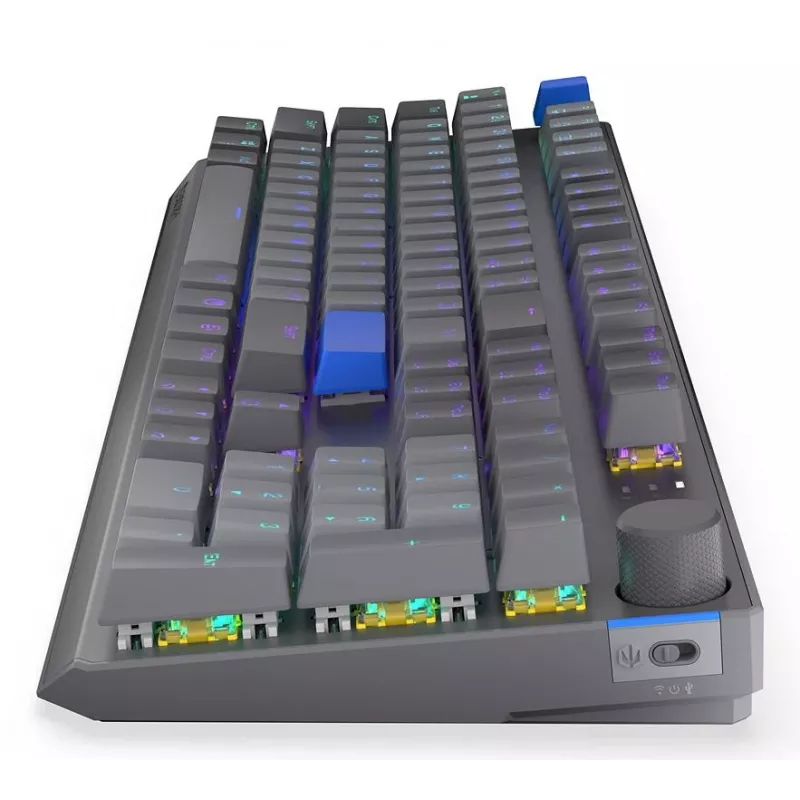Bezvadu tastatūra ENDORFY Thock V2 — ergonomisks izkārtojums, RGB apgaismojums, bezvadu savienojums
