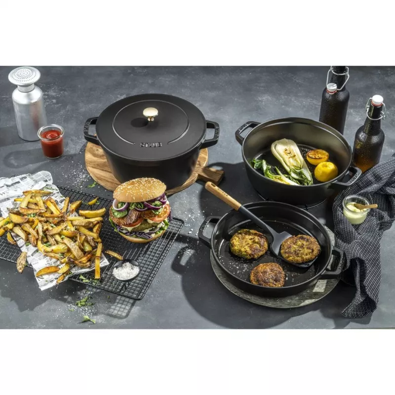 Staub La Cocotte 4,2 L apaļš čuguna sautējuma trauks