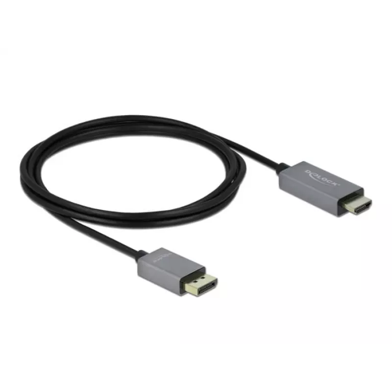 DisplayPort uz HDMI kabelis DeLOCK Active 1.4 4K 60Hz 2m