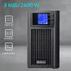 UPS QOLTEC Pure Sine Wave 3kVA 2400W ar AVR un LCD displeju
