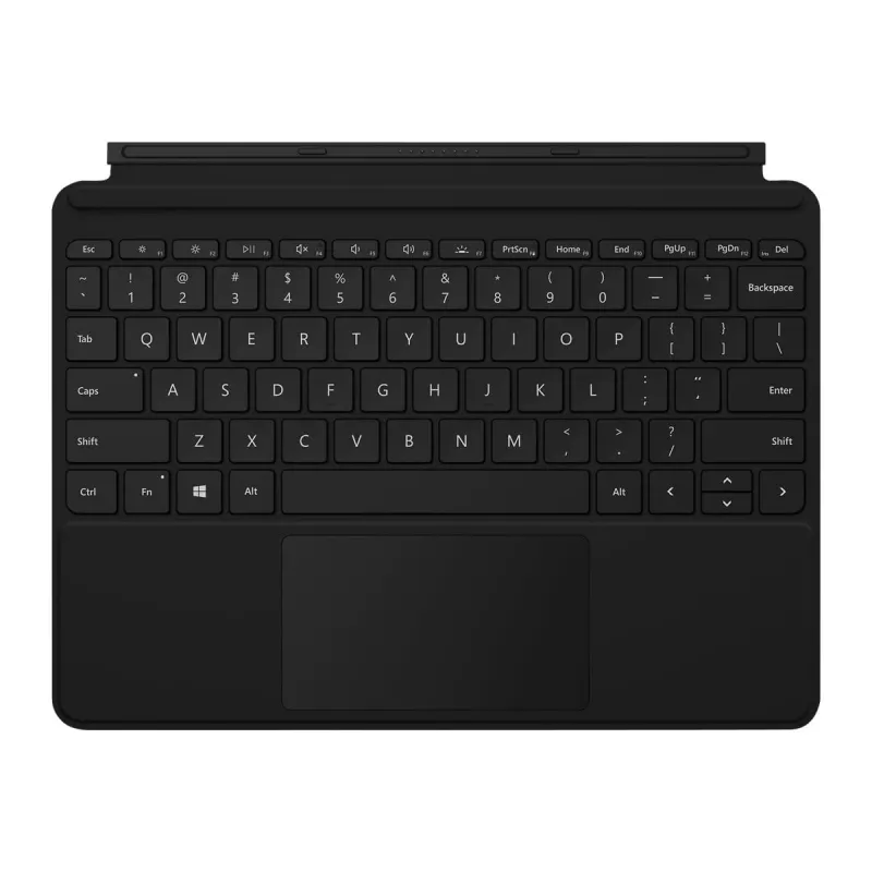 Microsoft Go Type Cover QWERTZ German Melns