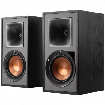 Aktīvais grāmatplaukta skaļrunis KLIPSCH R-51PM — vadu un bezvadu, 120 W, melns/varš