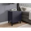 Naktsgaldiņš cama meble NOVA 44×40×52 cm, 1 atvilktne, tumši zils matēts