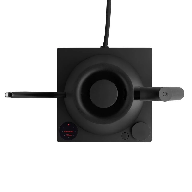 Electric kettle FELLOW 1L 1200W Matte Melns — 0,9 L tvertne, regulējama 40–100°C, nerūsējošā tērauda filtrs un korpuss