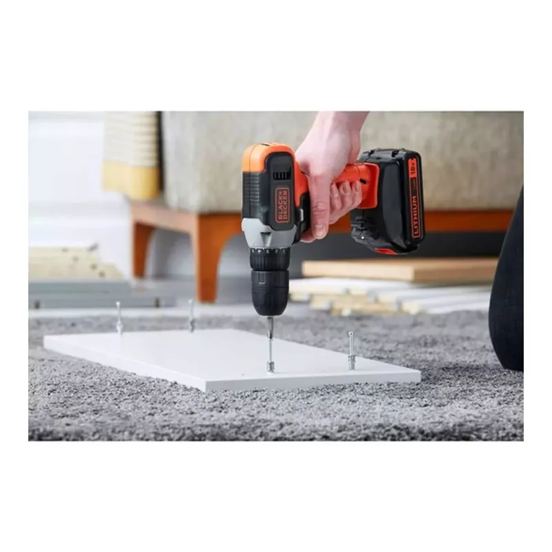 BLACK & DECKER | Bezvadu urbjskrūvgriezis | BCD001C2-QW | 18 V | 2x1,5 Ah | Litija