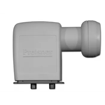 Preisner SP42EN zemas trokšņu līmeņa bloka pārveidotājs (LNB) 10,7–11,7 GHz, pelēks