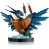 LEGO Icons Zivju dzenīša putna komplekts modelēšanas komplekts pieaugušajiem ar ūdens ainavu un statīvu lieliska mājas un biroja galda dekorācija Valentīndienai