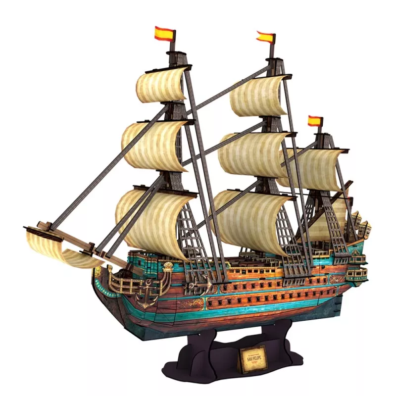 3D PUZZLE buru kuģis The Spanish Armada San Felipe