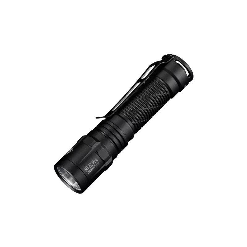 Rokas lukturītis Nitecore MT2C Pro, kompakts alumīnija LED, uzlādējams caur USB, 50 lm min, ūdensnecaurlaidīgs 2 m, triecienizturīgs, 117,5 mm, 64 g, melns