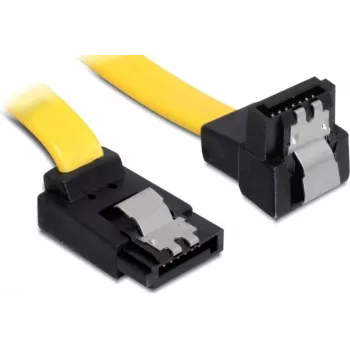 SATA kabelis tēviņš/tēviņš DeLOCK 82819 0,2 m dzeltens