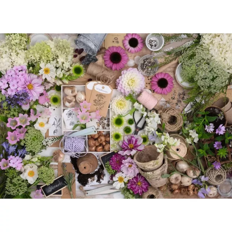 Puzle Ravensburger Magnificent Flower Love — 1000 gab., pieaugušajiem/pusaudžiem standarta izmērs