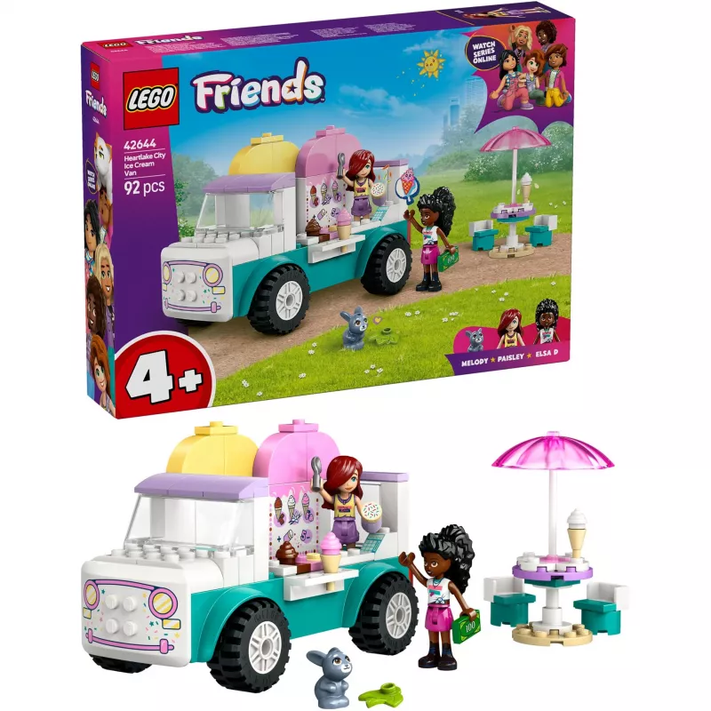 LEGO FRIENDS 42644 Saldējuma furgons Hārtleiksitijā