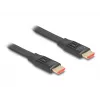 DeLOCK HDMI kabelis 2m A tipa vīrišķais uz A tipa vīrišķais 48 Gbit/s melns