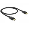 DisplayPort kabelis DeLOCK 85506 0.5 m Melns