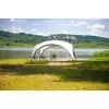 Pasākumu nojume Pavillon, 3,65 x 3,65 m (gaiši pelēka/pelēka)