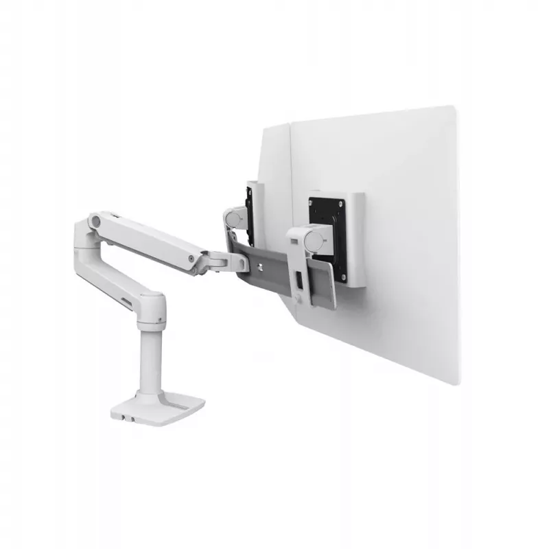 Galda stiprinājums Ergotron LX Series Dual Direct Arm 63.5 cm (25 collas) Balts