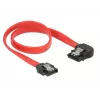 SATA kabelis DeLOCK 83963 0,3 m SATA 7-pin melns sarkans