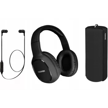 Austiņas Toshiba Triple Pack HSP-3P19-II Melns