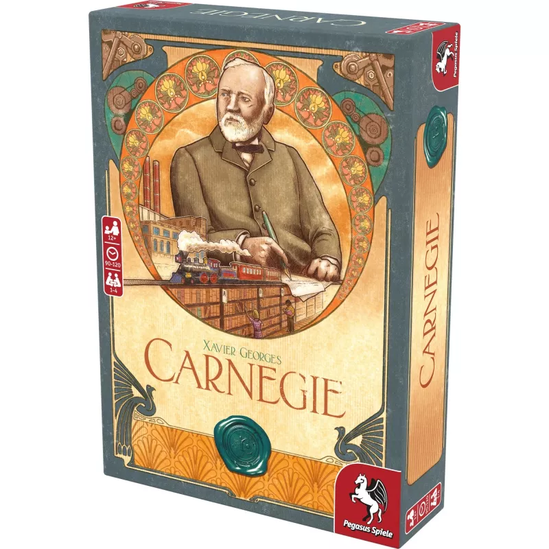 Pegasus Spiele Carnegie galda spēle ekonomika
