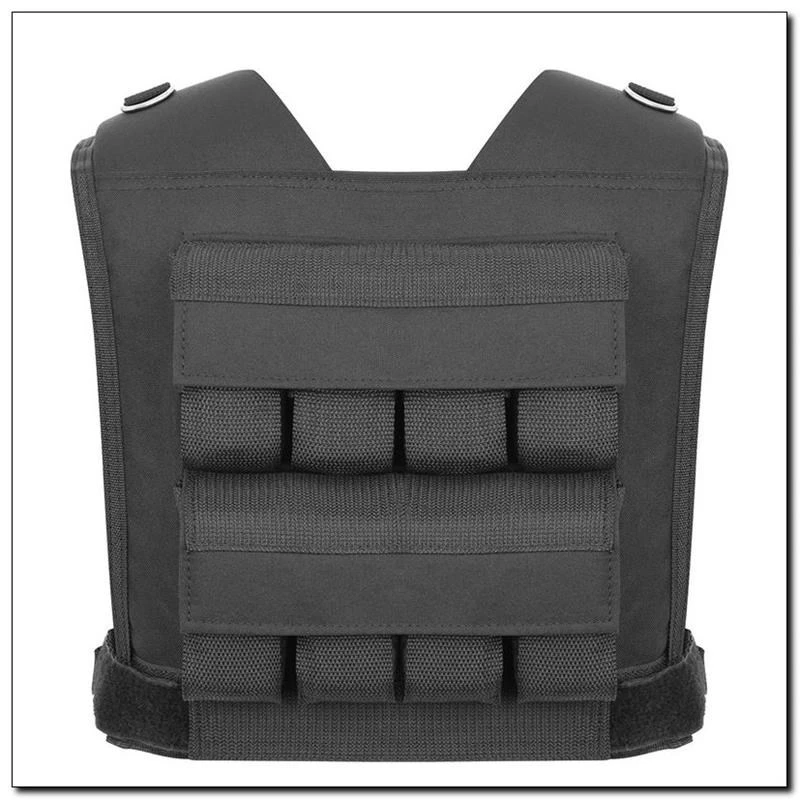 HMS Fitness KTO16 svērtā veste tērauda melna