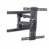 TV sienas stiprinājums ART LCD/LED 40–75 collas līdz 45 kg, noliecot un grozot, augstums 52–380 mm, maks. VESA 600x400