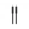 Wentronic goobay - USB kabelis - USB-C (vīr.) uz USB-C (vīr.) - USB2.0 3 A - 0,5 m - Melns (66316)