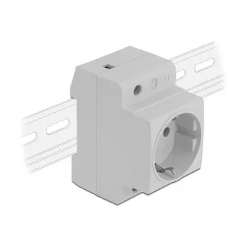 Kontaktligzda CEE 7/3 DeLOCK 11469 Gaiši pelēka 250V 16A