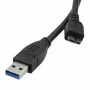 ROLINE - USB kabelis - 9 kontaktu USB Type A (V) - 10 kontaktu Micro-USB Type B (V) - 3 m (USB 3.0) - Melns (11.02.8877)