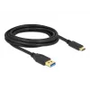 USB kabelis DeLOCK SuperSpeed USB 3.2 Gen 2 Type-A uz Type-C 3 m