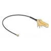 DeLOCK Antenas kabelis SMA 90° PCB ligzda caurlaides koaksiālais kabelis 0,15 m I-PEX MHF1 Melns Zelts
