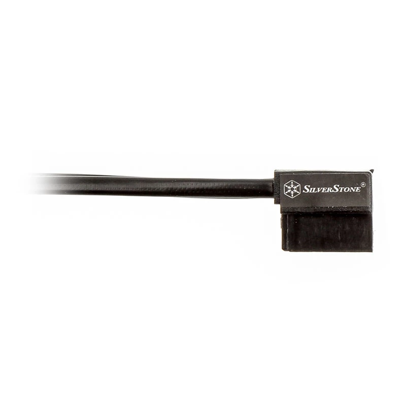 SilverStone SST-CP11B īpaši zema profila SATA kabelis - 50 cm, melns