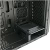 LC Power Classic 7040B - MDT - ATX - bez barošanas bloka - Melns, matēts alumīnijs / Melns - USB/Audio