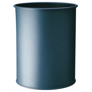 Miskaste Durable 330158 15 L apaļa metāla antracīta
