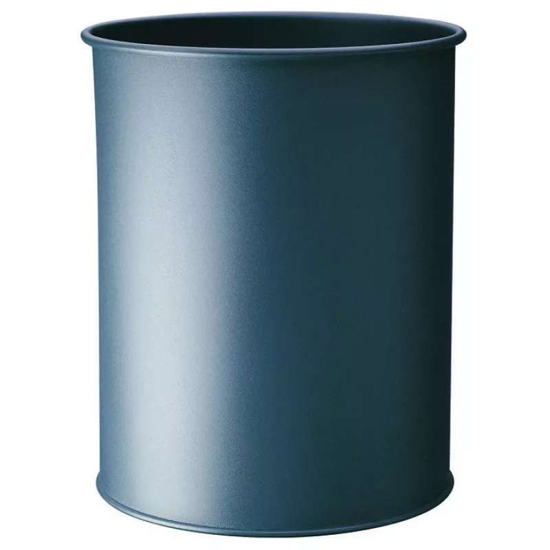 Miskaste Durable 330158 15 L apaļa metāla antracīta