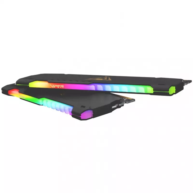 Patriot Viper Steel RGB 32 GB (2x16 GB) DDR4-3600 CL20 atmiņas komplekts, PVSR432G360C0K