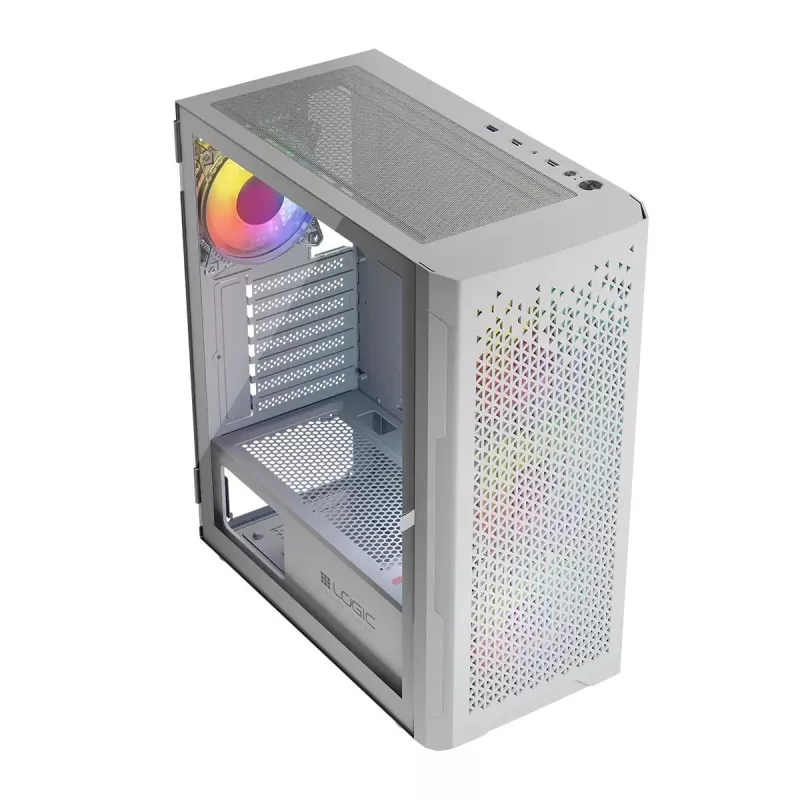 Logic ARAMIS ARGB MINIDI USB 3.0 korpuss balts