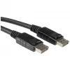 ROLINE - DisplayPort kabelis - DisplayPort (V) uz DisplayPort (V) - 2 m - Melns (11.04.5762)