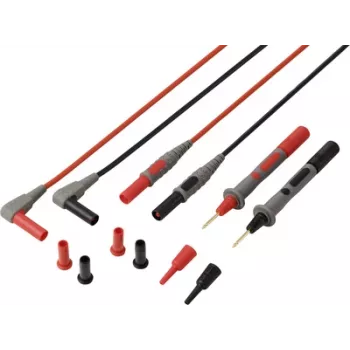 VOLTCRAFT MSL-850 Premium silikona testa vadi ar zelta kontaktiem 1,2 m 1 pāris (VC-17312690)