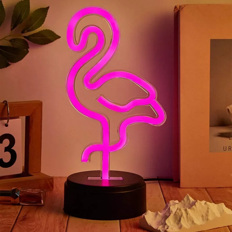 Galda/dekoratīvā LED lampa MANTA SNL79PK rozā flamingo - LED dekoratīvā gaisma